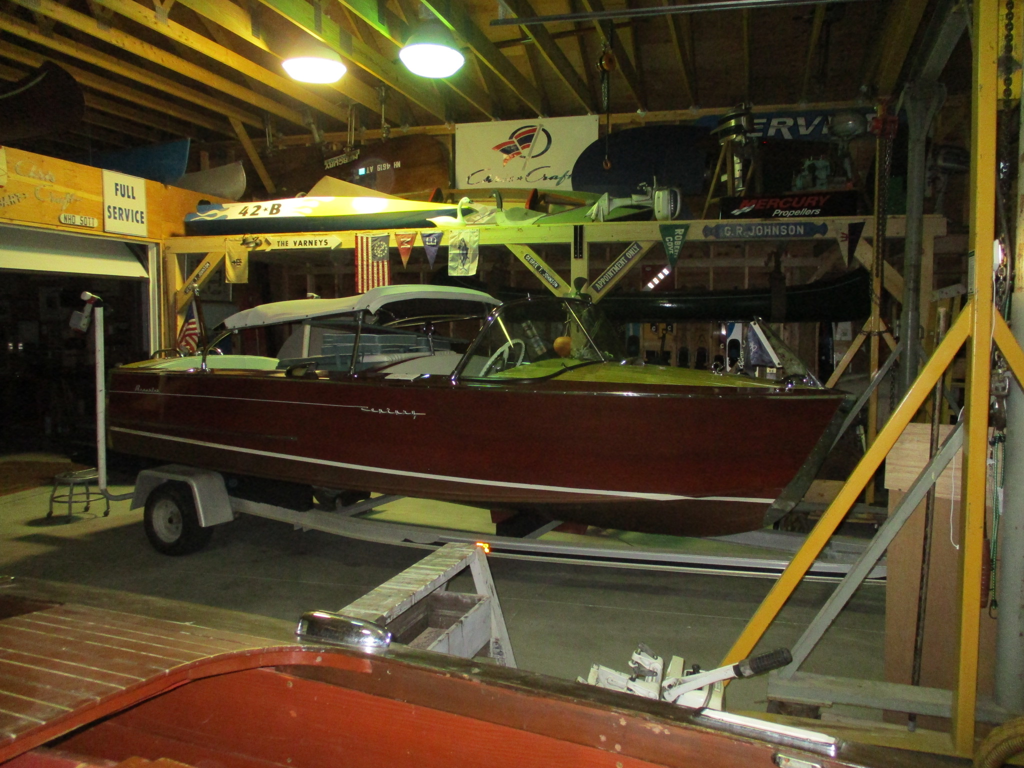 Century Resorter (1953) (16′) – Pentwater Wooden Boat Show, Pentwater, MI –  2014-08-23