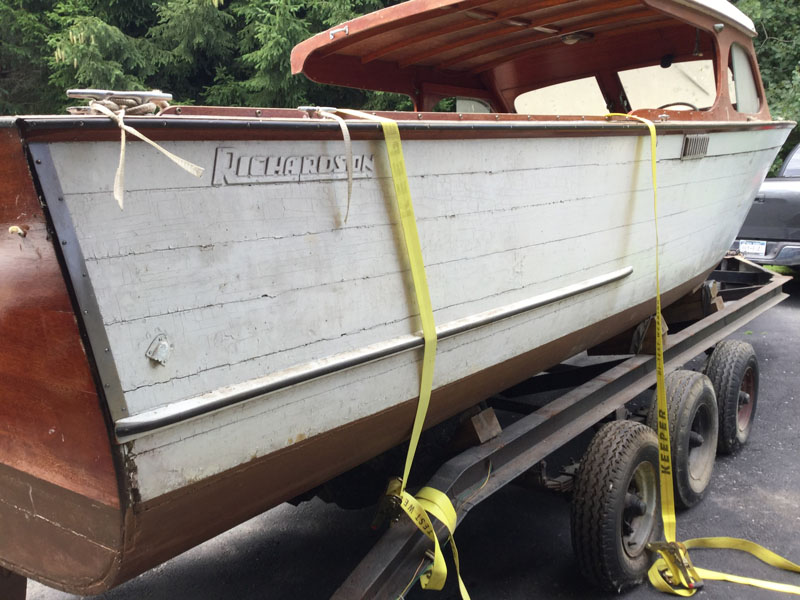 Vintage RICHARDSON CRUISER Owner's Manual 1944 Wooden Boat, N.Tonawanda NY