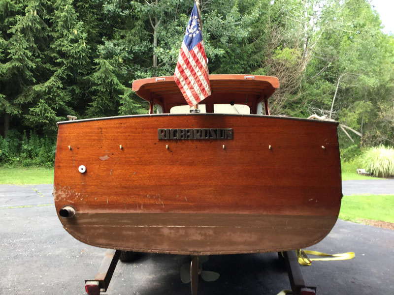 Vintage RICHARDSON CRUISER Owner's Manual 1944 Wooden Boat, N.Tonawanda NY